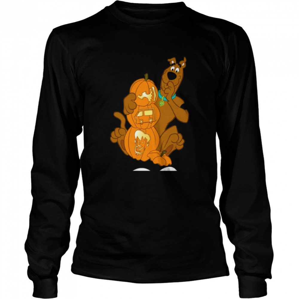 Scooby-Doo Pumpkin Halloween Shirt Long Sleeved T-Shirt