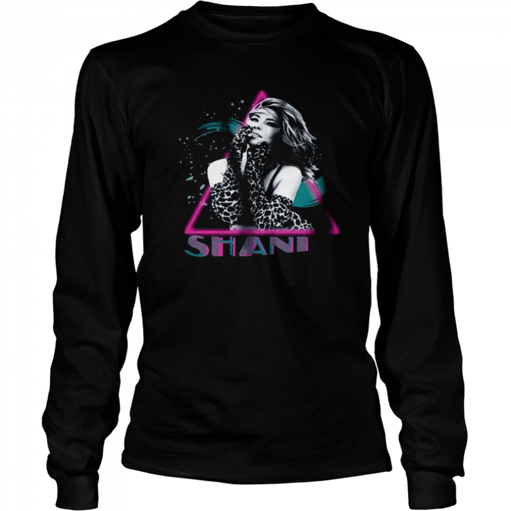 Shania Twain Throwback Neon Shirt Long Sleeved T-Shirt