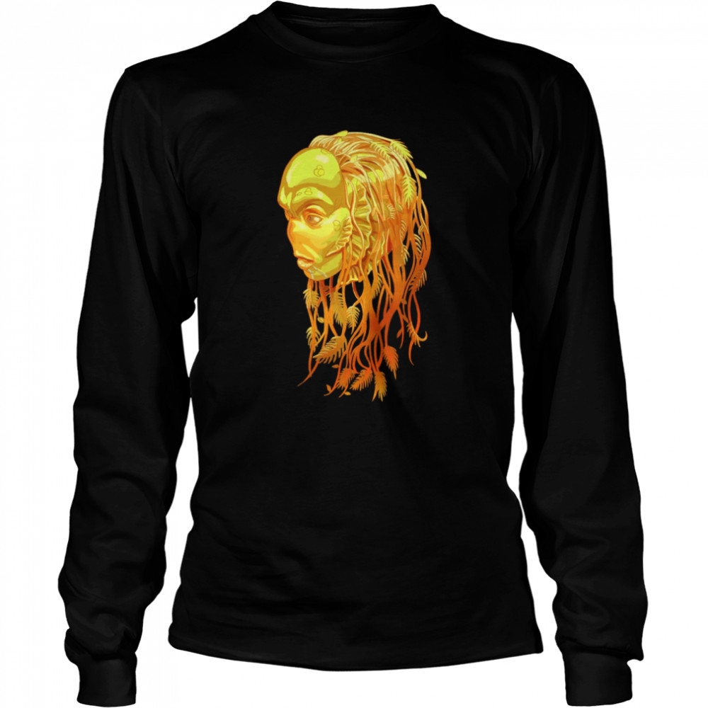 She Creatures Face Horror Scary Shirt Long Sleeved T Shirt