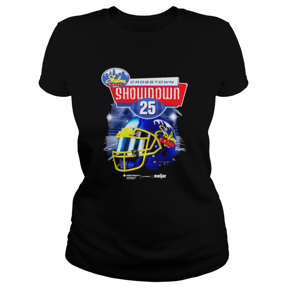 Skyline Chili Crosstown Showdown 25 Helmet Shirt Classic Women'S T-Shirt