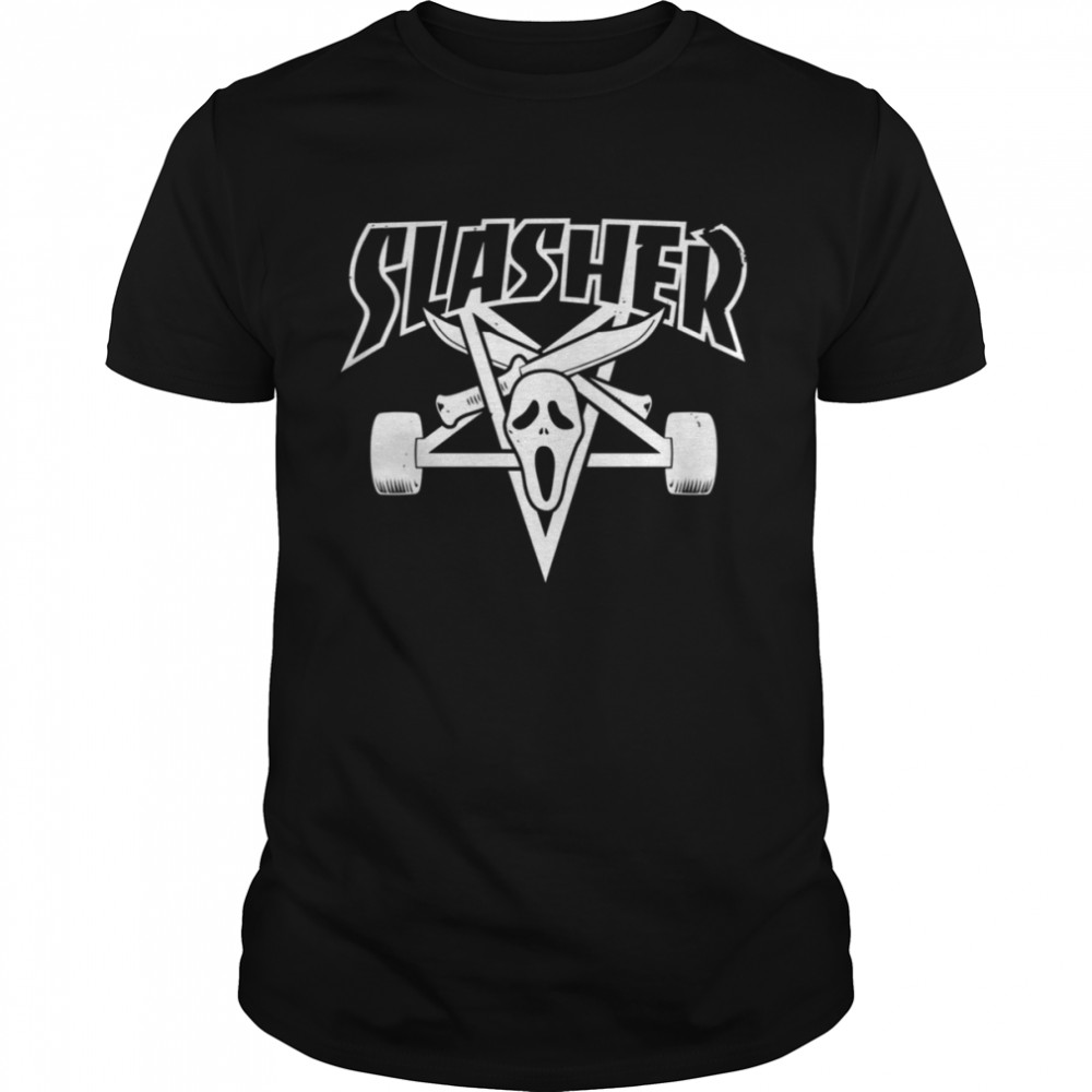 Slasher Scream GhostFace Thrasher shirt