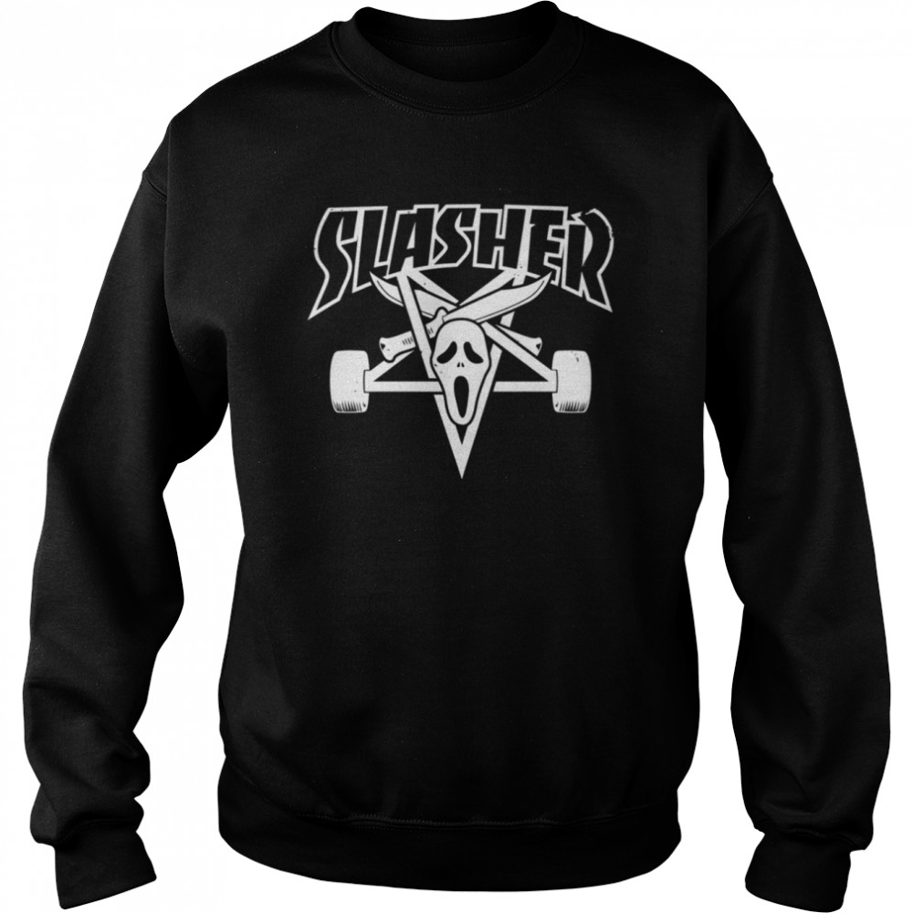 Slasher Scream Ghostface Thrasher Shirt Unisex Sweatshirt