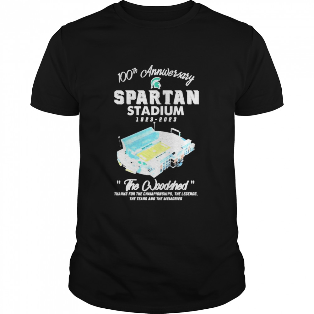 Spartan Stadium The Woodshed 100th Anniversary 1923-2023 Shirt