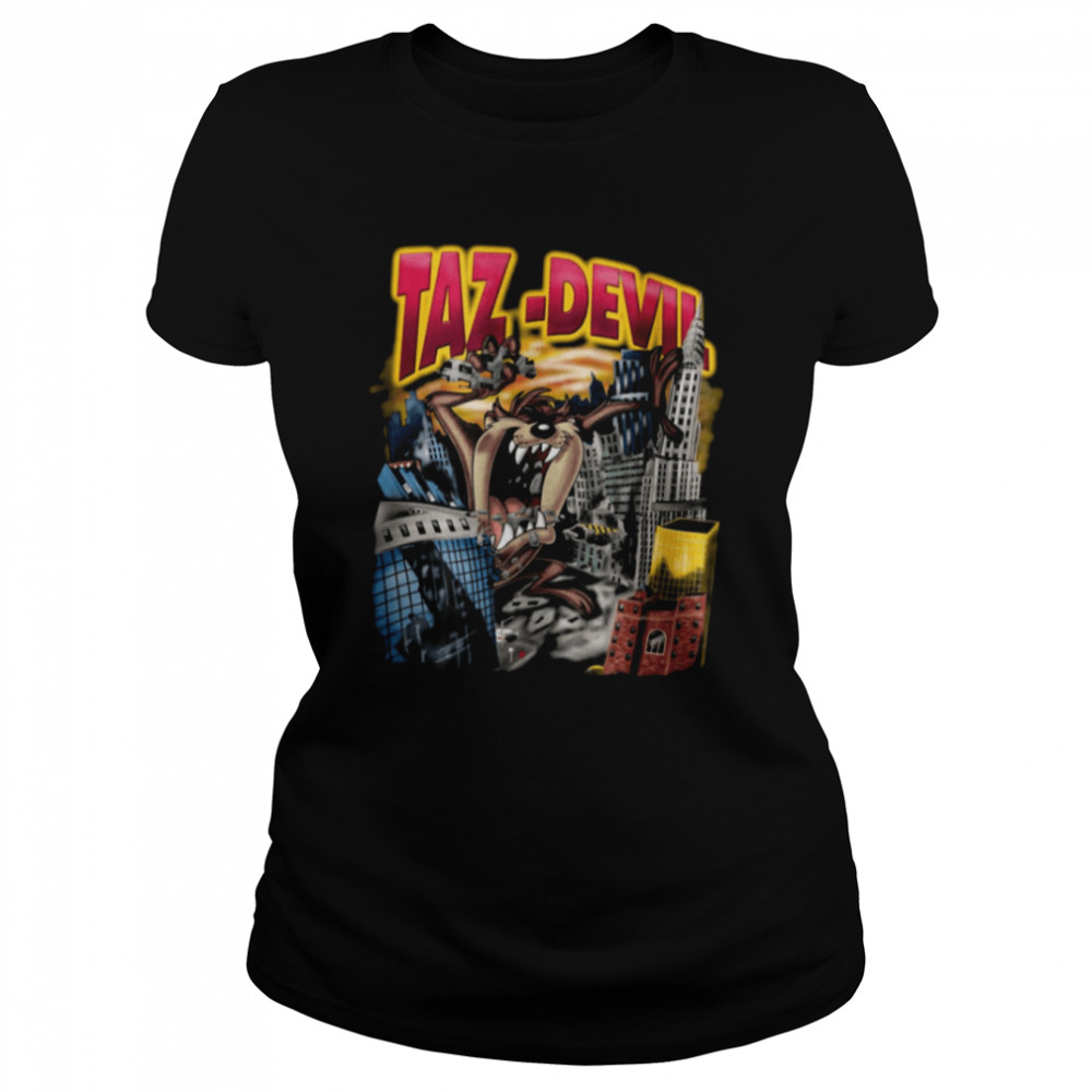 Taz Devil Graphic 90’S Retro Vintage Style Shirt Classic Women'S T-Shirt