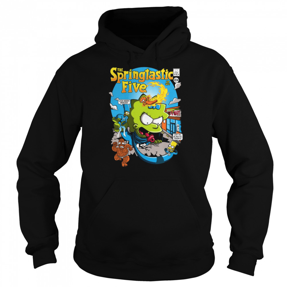 The Springtastic Five The Simpsons Shirt Unisex Hoodie