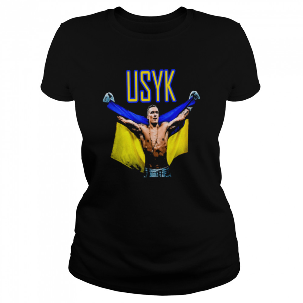 Ukrainian Oleksandr Usyk Hampion Boxing 2022 Shirt Classic Women'S T-Shirt