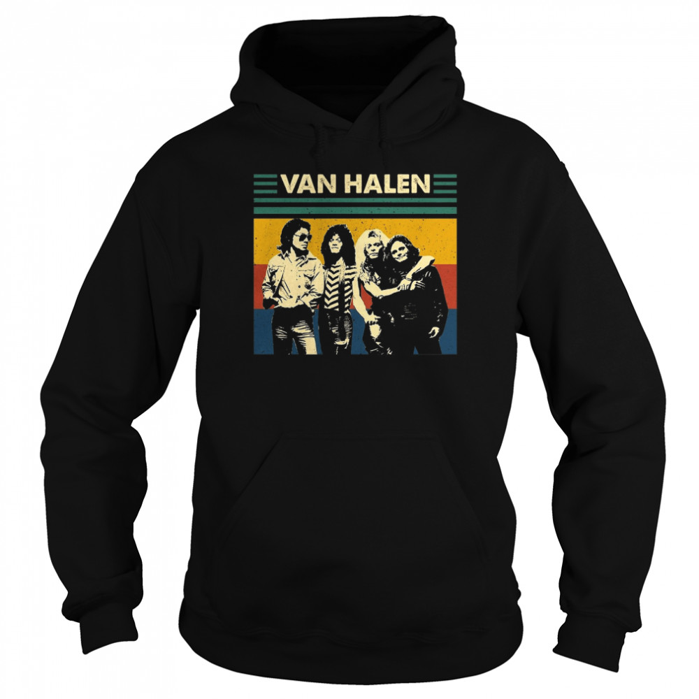 Van Halen Retro Vintage Shirt Unisex Hoodie