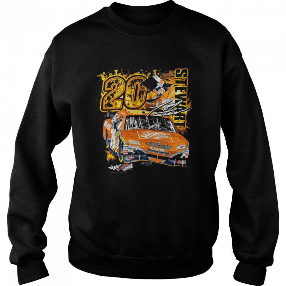 Vintage 90S Steward 20 Racing On Fire Shirt Unisex Sweatshirt