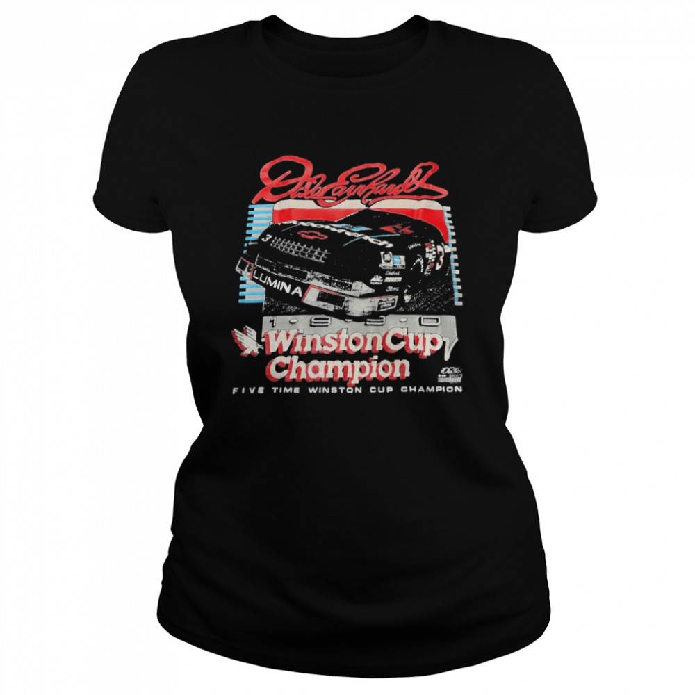 Vintage Dale Earnhardt Winston Cup Champions Shirt Classic Womens T Shirt