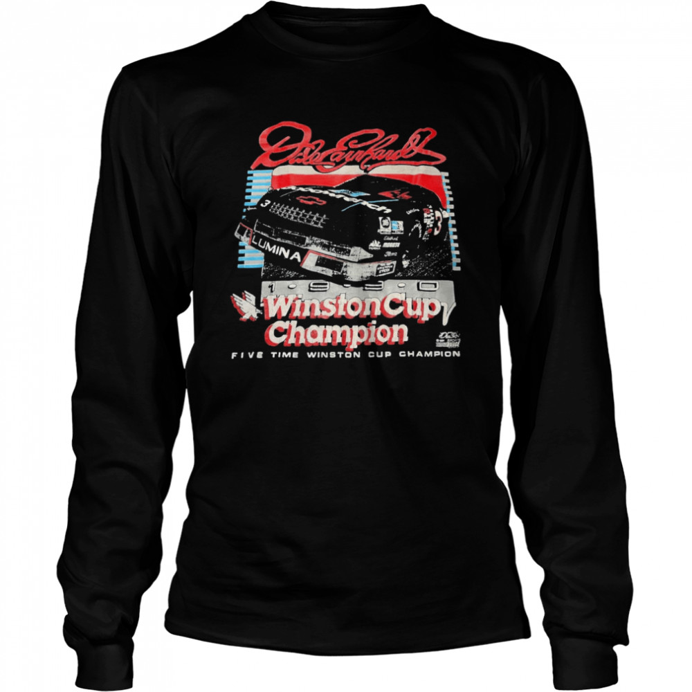 Vintage Dale Earnhardt Winston Cup Champions Shirt Long Sleeved T-Shirt