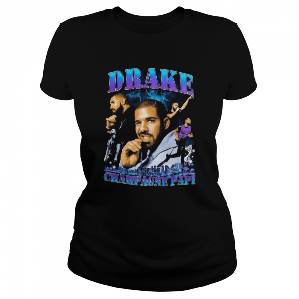 Vintage Drake Gradient Vintage Art Shirt Classic Women'S T-Shirt