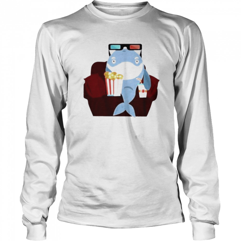 Unusual whales popcorn  Long Sleeved T-shirt