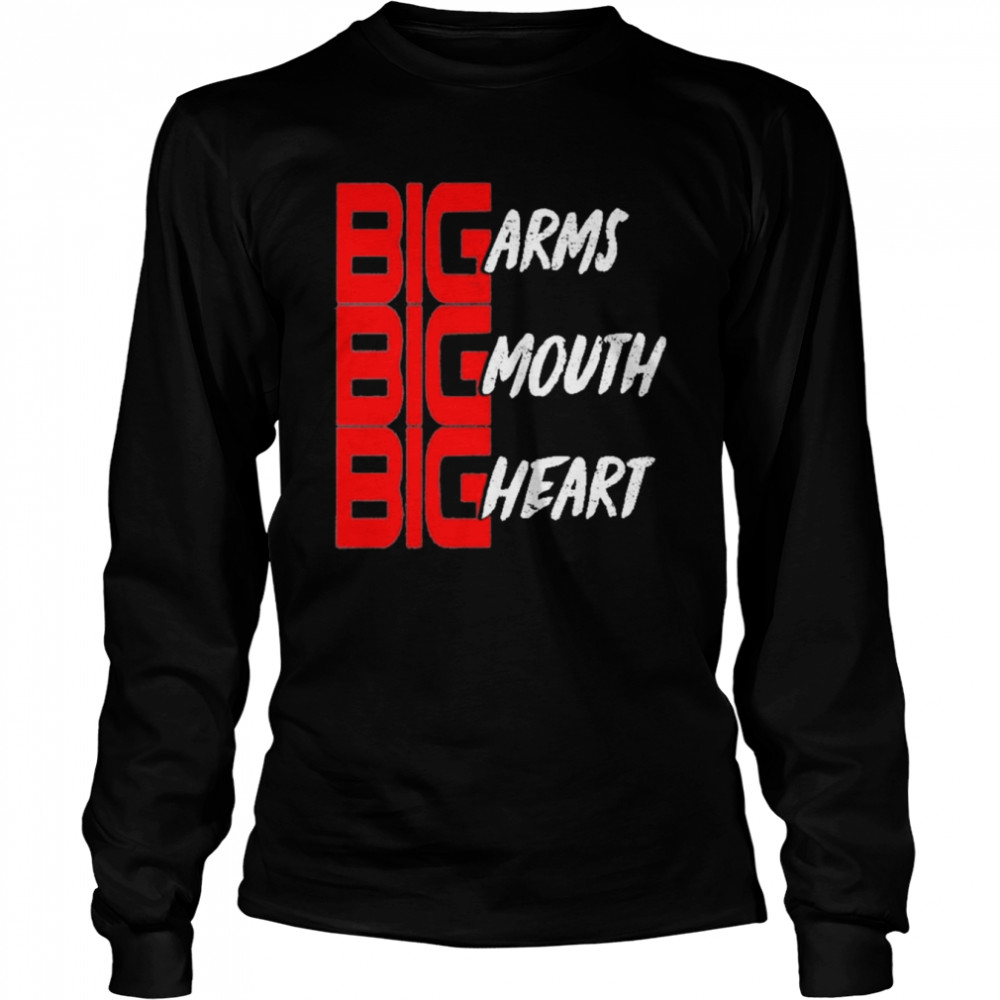 Big Arms Mouth Heart  Long Sleeved T-Shirt