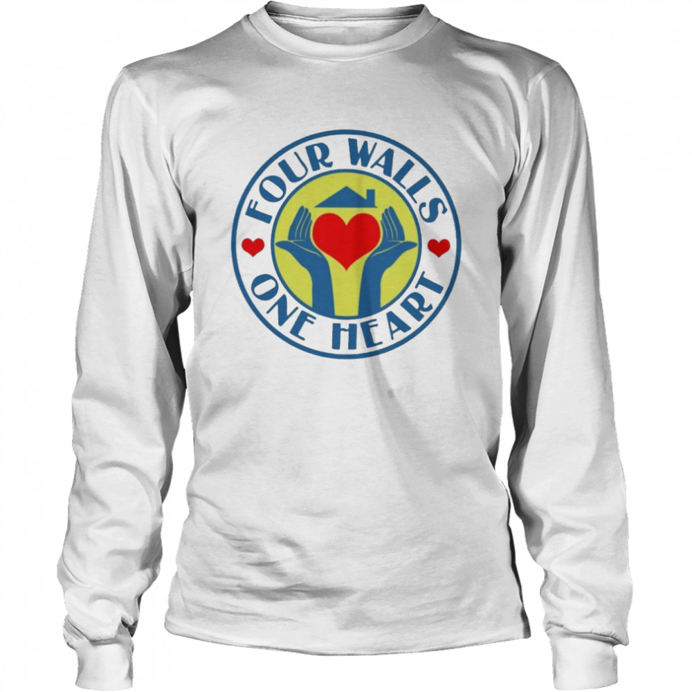 Four Walls One Heart Long Sleeved T Shirt