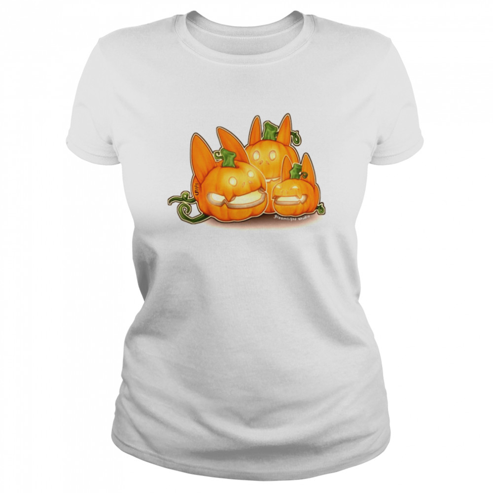 Lothcat Pumpkins Halloween Shirt Classic Womens T Shirt