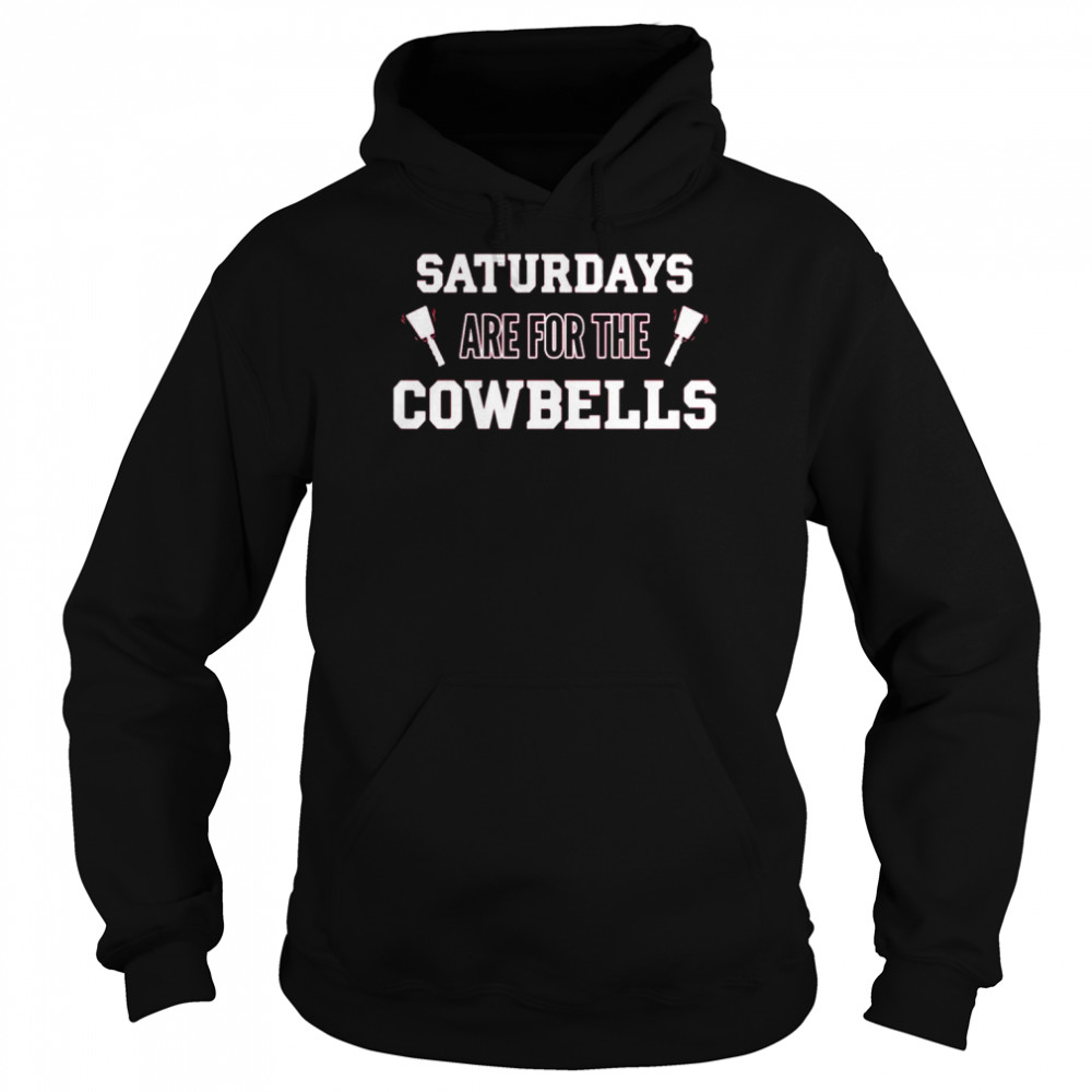 Mississippi State Bulldogs Saturdays Are For The Cowbells Shirt Unisex Hoodie