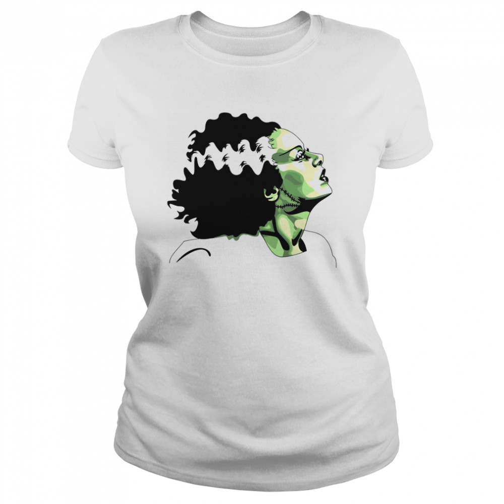 Movie Bride Of Frankenstein Character Vintage Shirt Classic Womens T Shirt