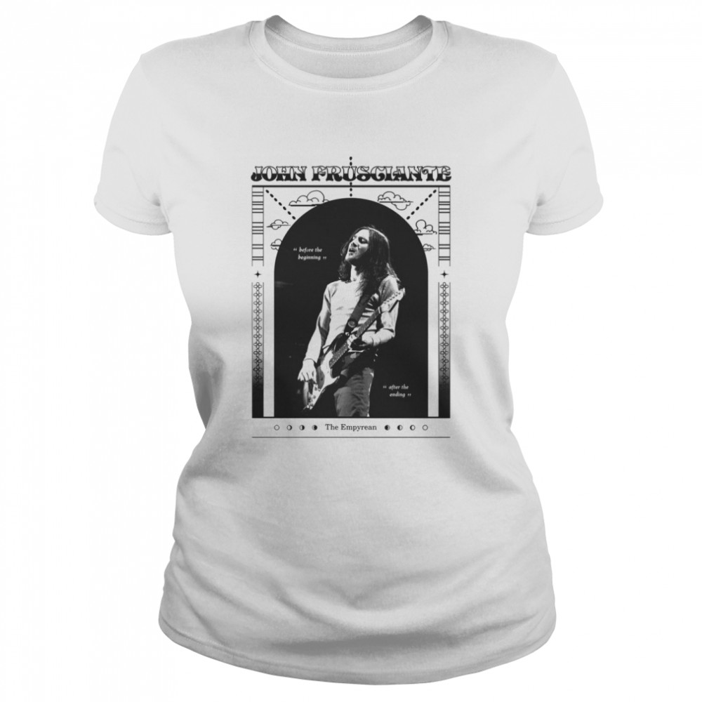 The Empyrean John Frusciante Red Hot Chili Peppers Shirt Classic Womens T Shirt