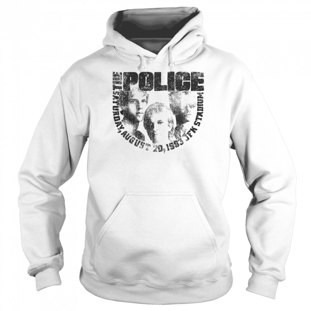 The Police 1983 Concert T Unisex Hoodie