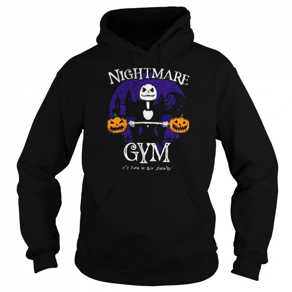 Town Gym Nightmare Before Christmas Halloween Shirt Unisex Hoodie