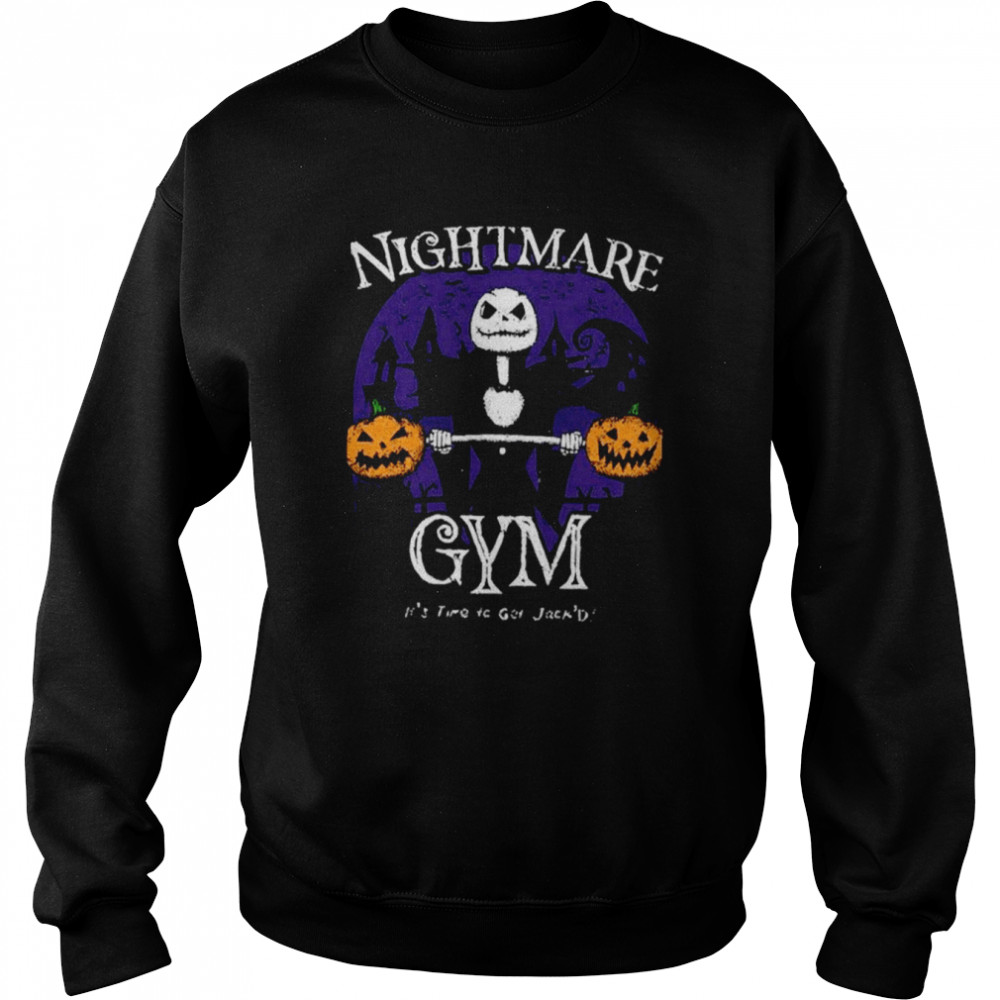 Town Gym Nightmare Before Christmas Halloween Shirt Unisex Sweatshirt