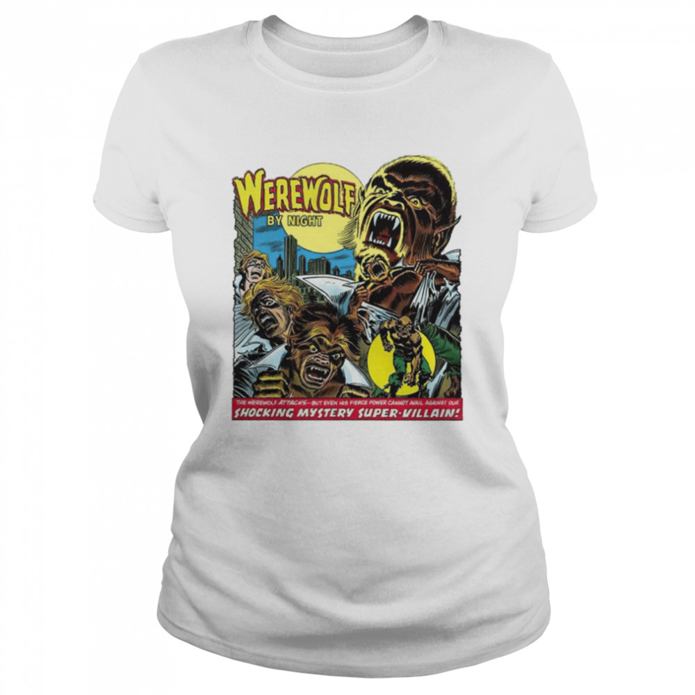 Werewolf By Night Halloween Shirt Classic Womens T Shirt