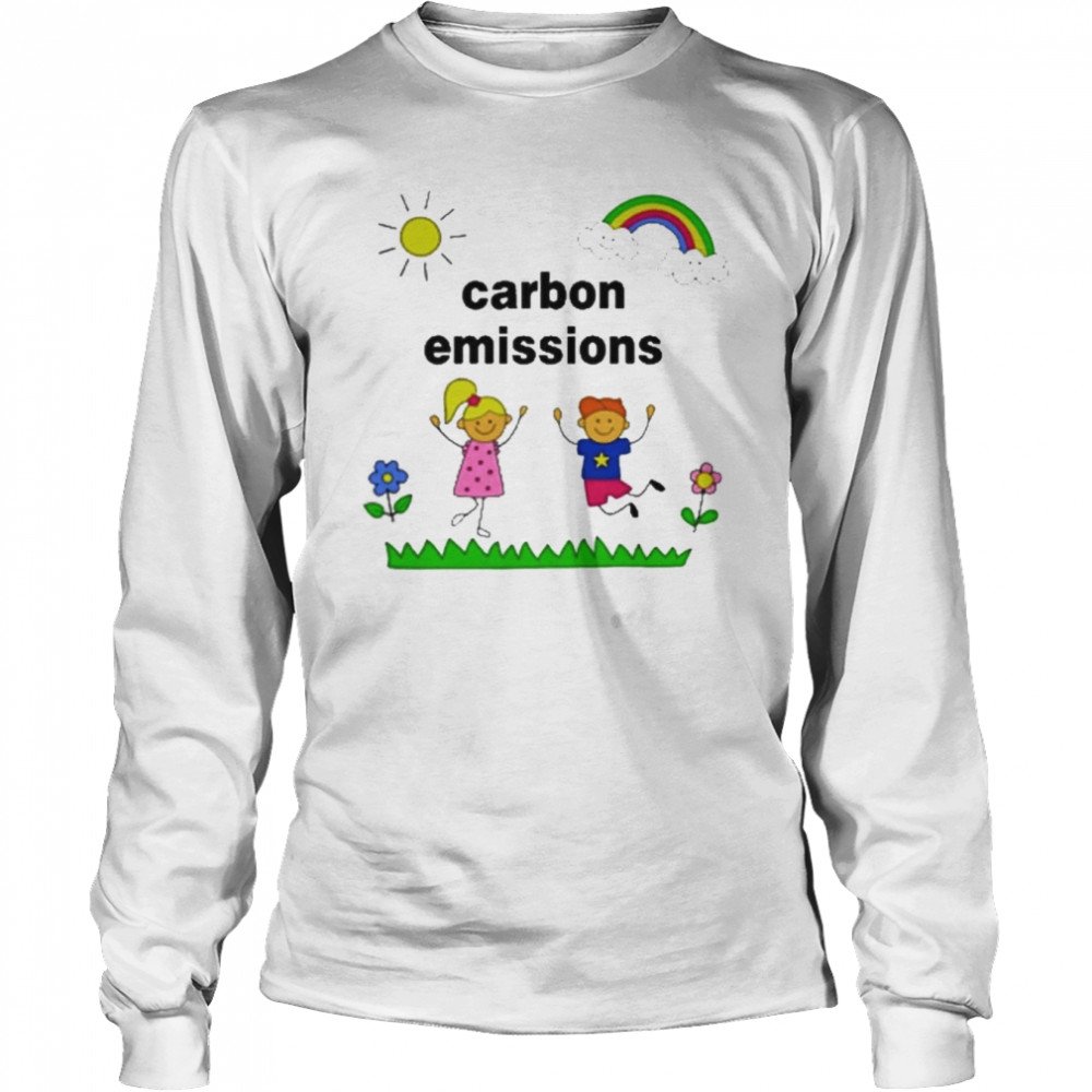 carbon emissions tee long sleeved t shirt