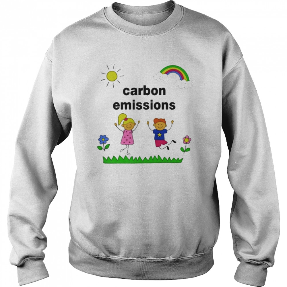 Carbon Emissions Tee  Unisex Sweatshirt