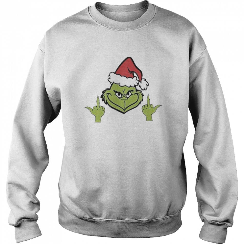 fuck grinch christmas unisex sweatshirt