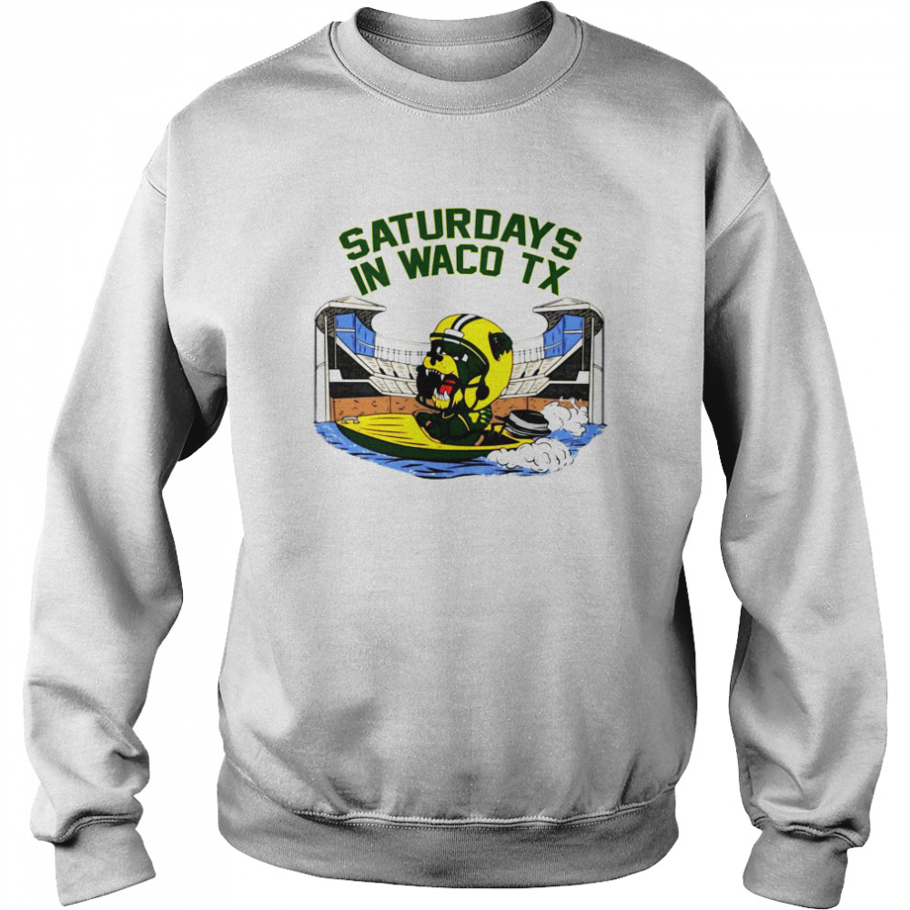 green bay packers saturdays in waco tx shirt unisex sweatshirt