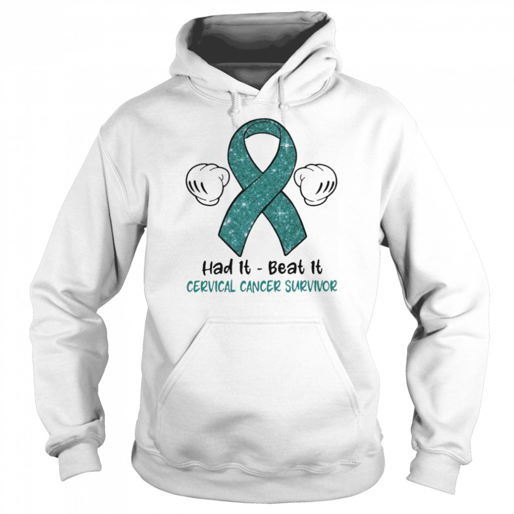 had it beat it cervical cancer survivor unisex hoodie