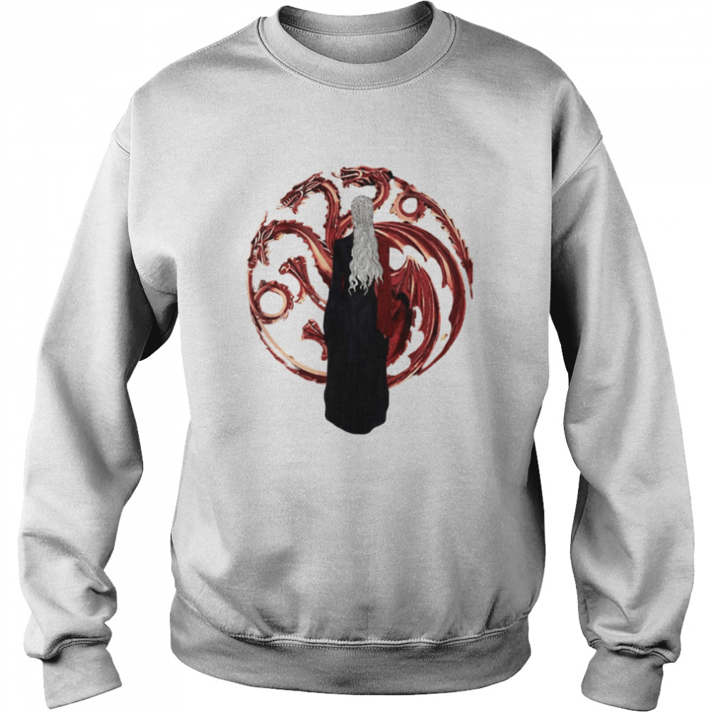 House Of Dragon 2 Logo Rhaenyra Artwork shirt Unisex Sweatshirt