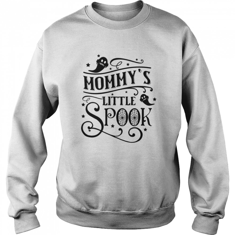 mommys little spook shirt unisex sweatshirt