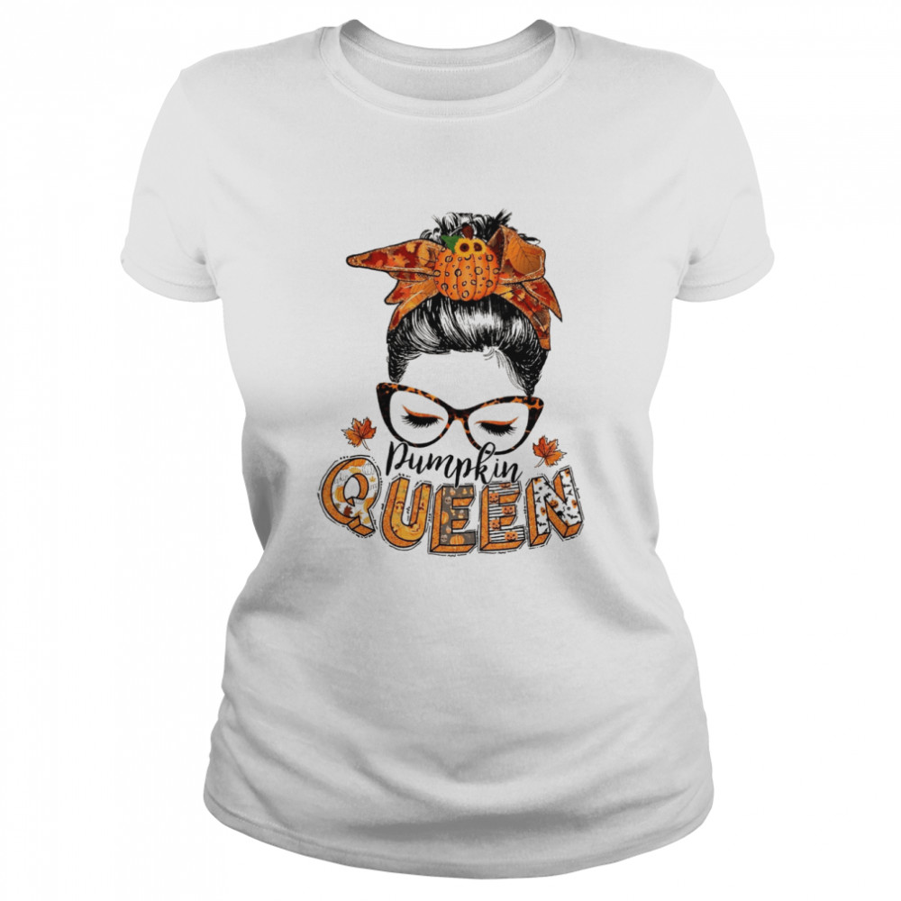 Pumpkin Queen Hallothankmas shirt Classic Women's T-shirt