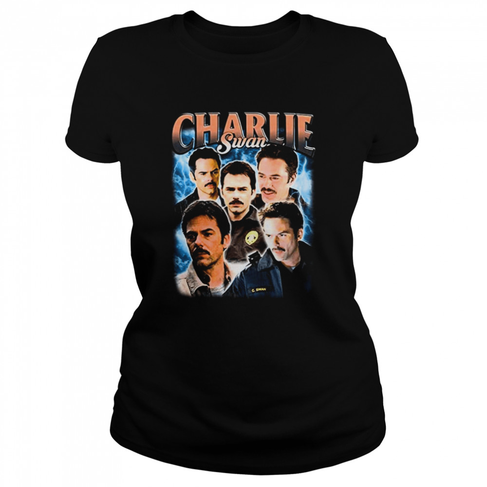 Charlie Swan Twilight Team Charlie Twilight Shirt Classic Womens T Shirt
