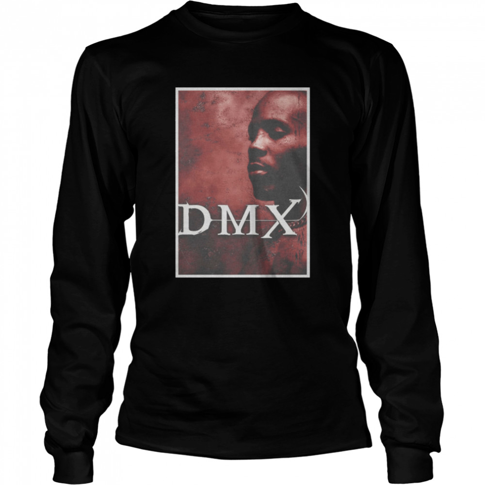 Dmx Rapper Collage Retro Illustration Shirt Long Sleeved T Shirt