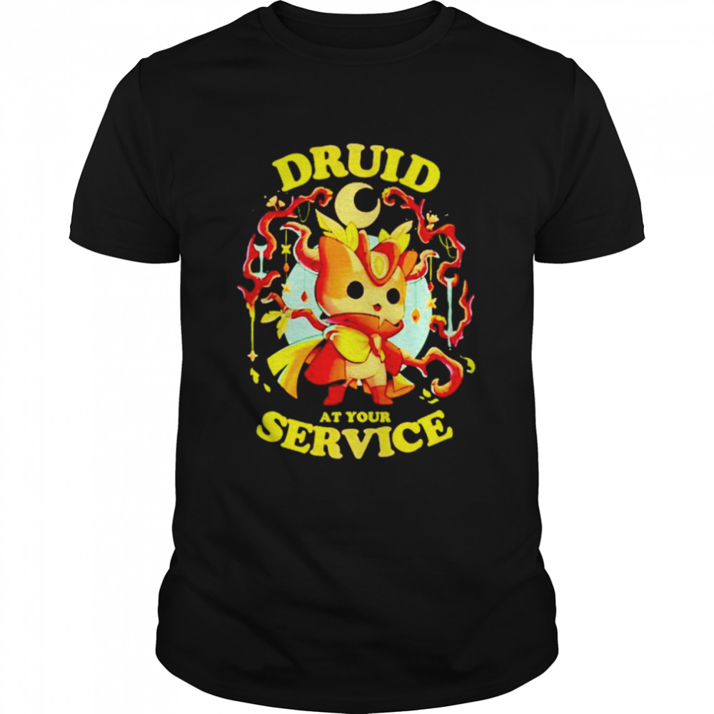 Druid at your service shirt