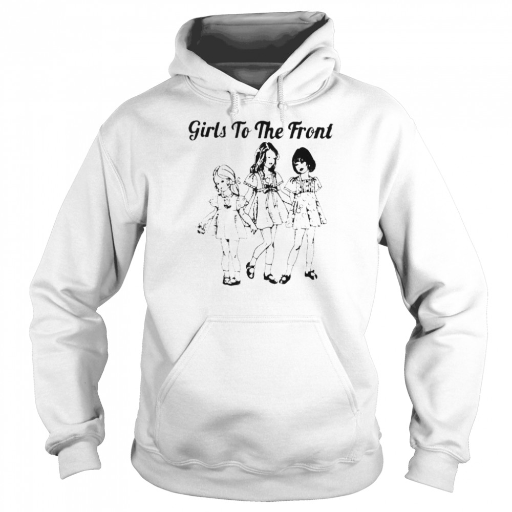 girls to the front riot grrrl unisex hoodie