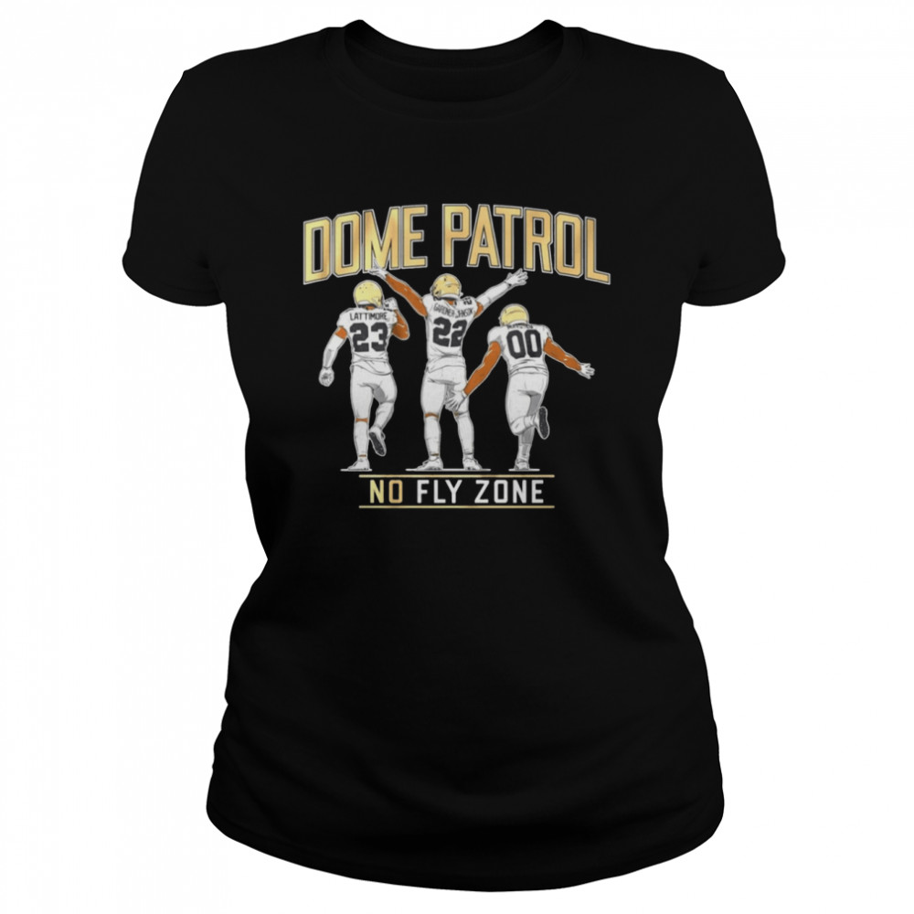 nola dome patrol no fly zone shirt classic womens t shirt