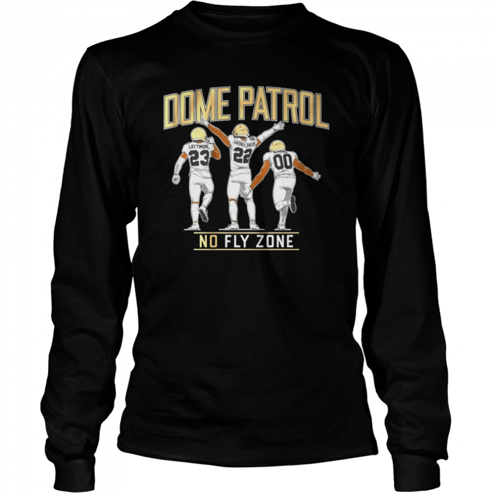 Nola Dome Patrol No Fly Zone shirt Long Sleeved T-shirt