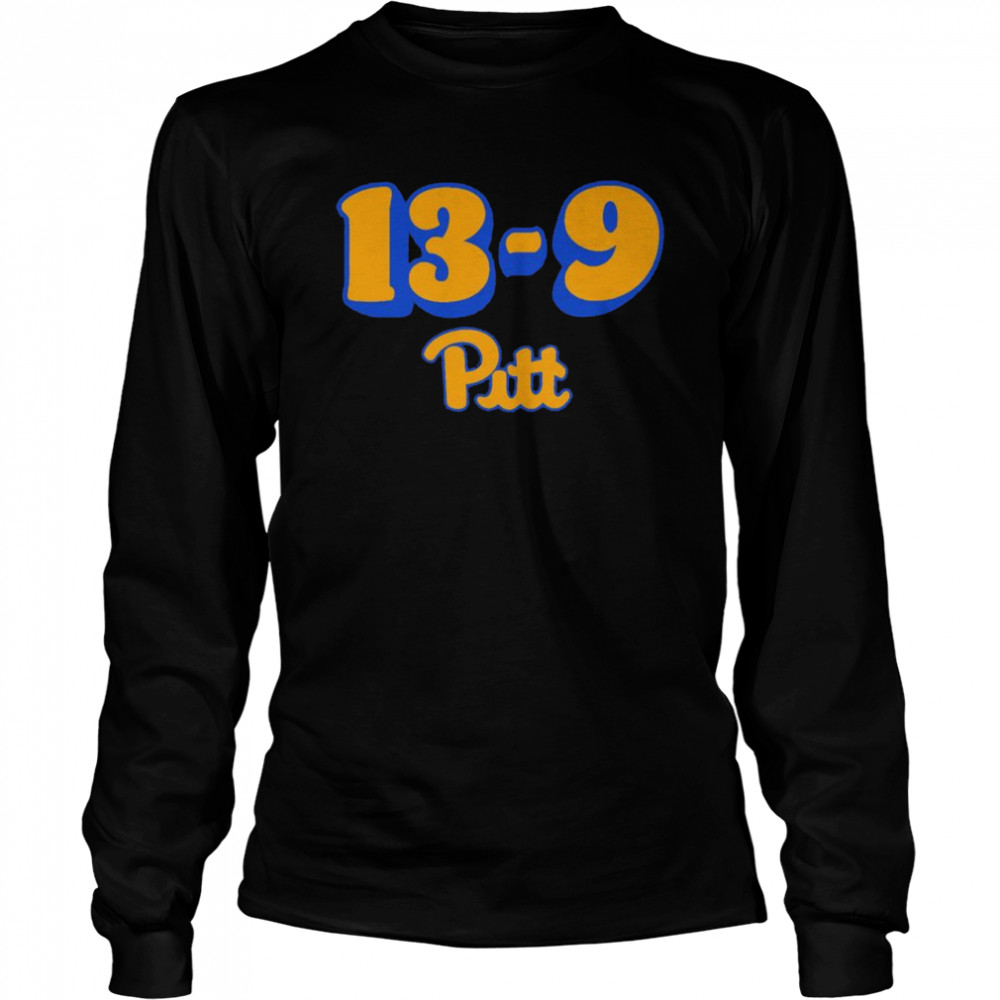 pittsburgh panthers football 13 9 shirt long sleeved t shirt