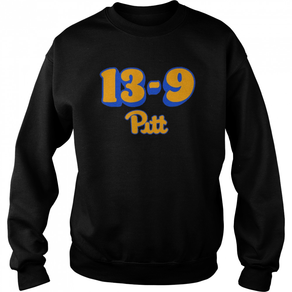 pittsburgh panthers football 13 9 shirt unisex sweatshirt
