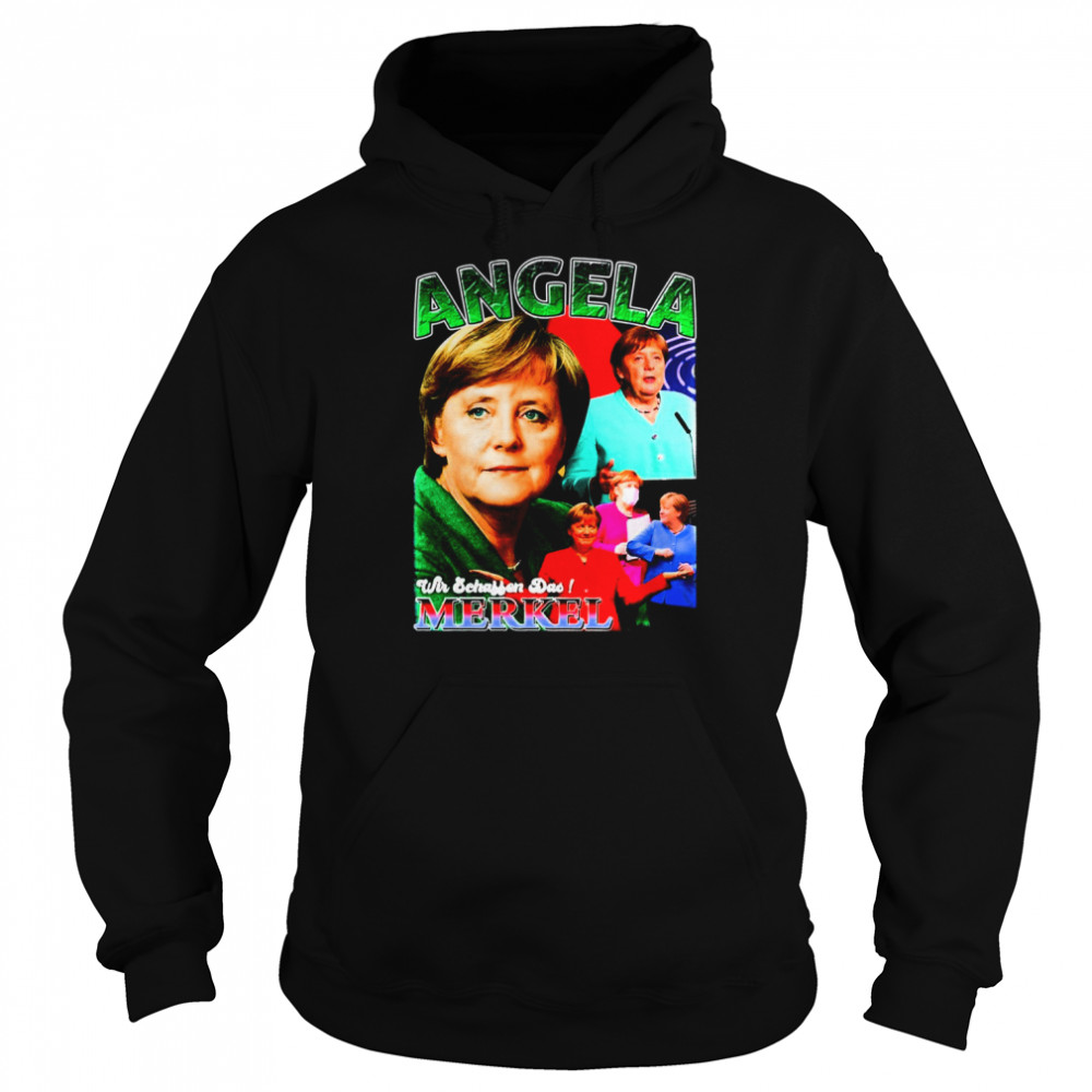 Retro Angela Merkel Deutchland Germany Ex Prime Minister shirt Unisex Hoodie