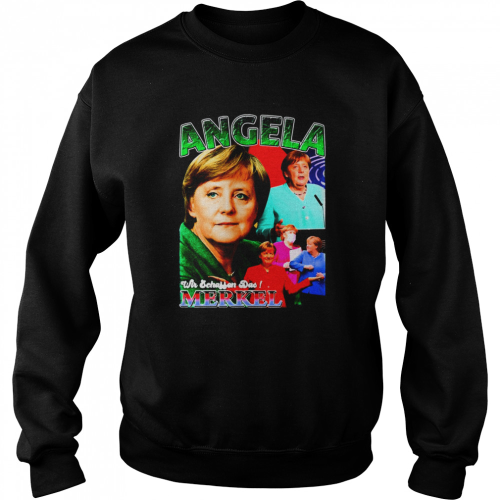 retro angela merkel deutchland germany ex prime minister shirt unisex sweatshirt