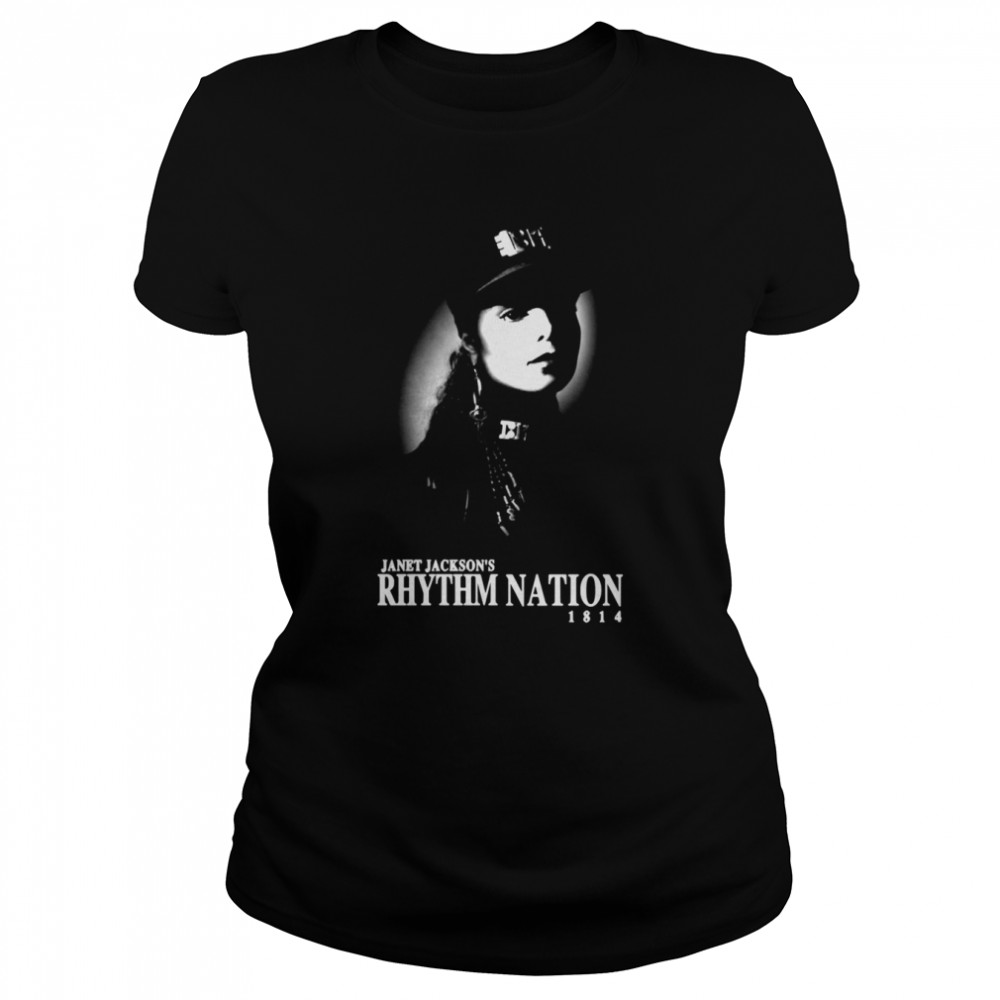 Rhythm Nation 1814 Best Janet Jackson Albums shirt Classic Women's T-shirt
