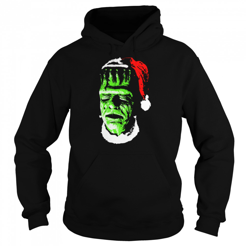 Santastein Frankenstein Monster Christmas shirt Unisex Hoodie