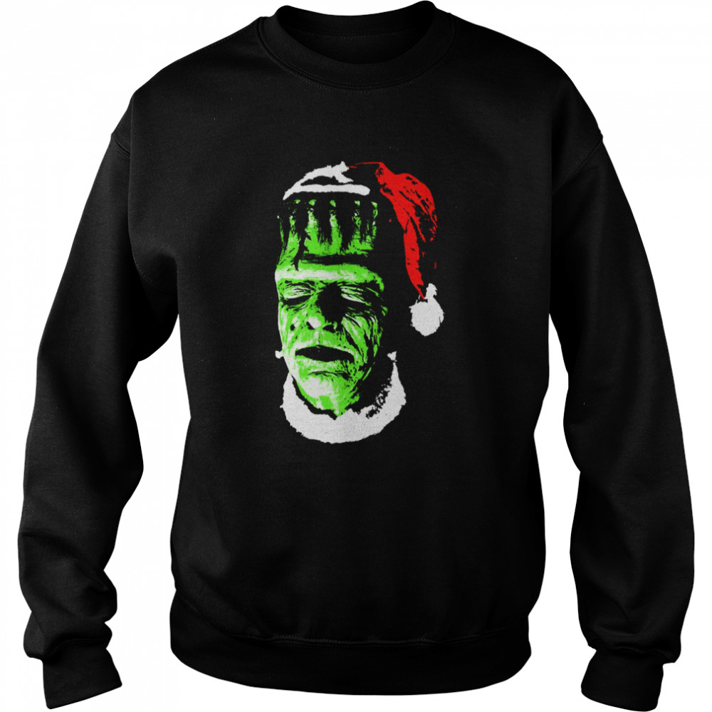 Santastein Frankenstein Monster Christmas shirt Unisex Sweatshirt