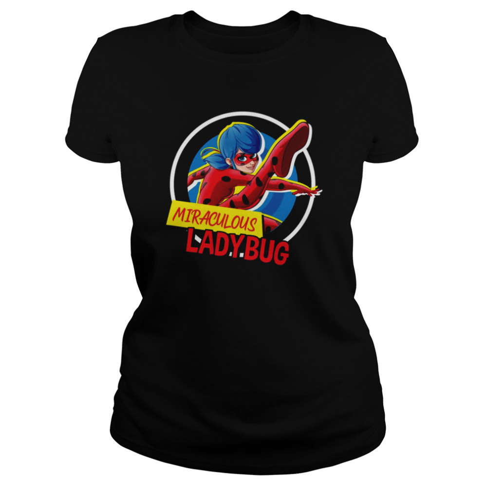 Miraculous Ladybug Jumpin Pose Shirt Classic Womens T Shirt