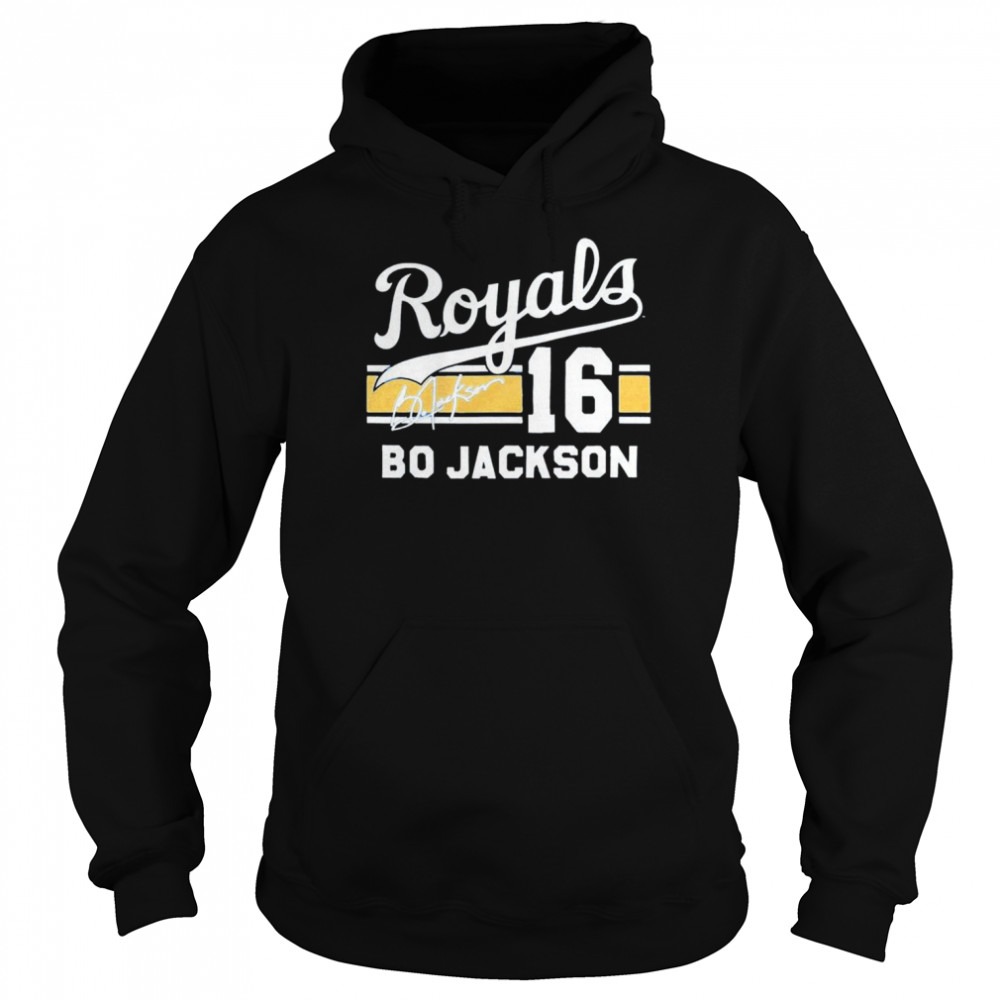 Royals Bo Jackson Signature Jersey Shirt Unisex Hoodie