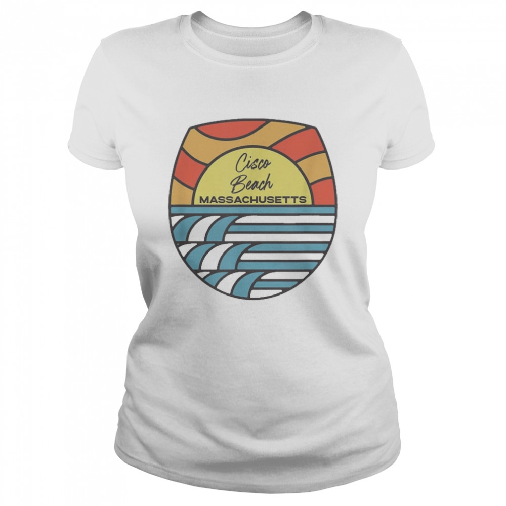 Cisco Beach Massachusetts Ma Sunset Vacation Souvenir Classic Womens T Shirt
